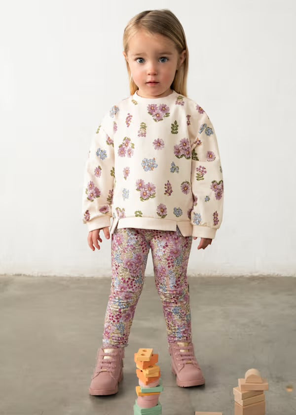 Mayoral Floral Leggings 2778