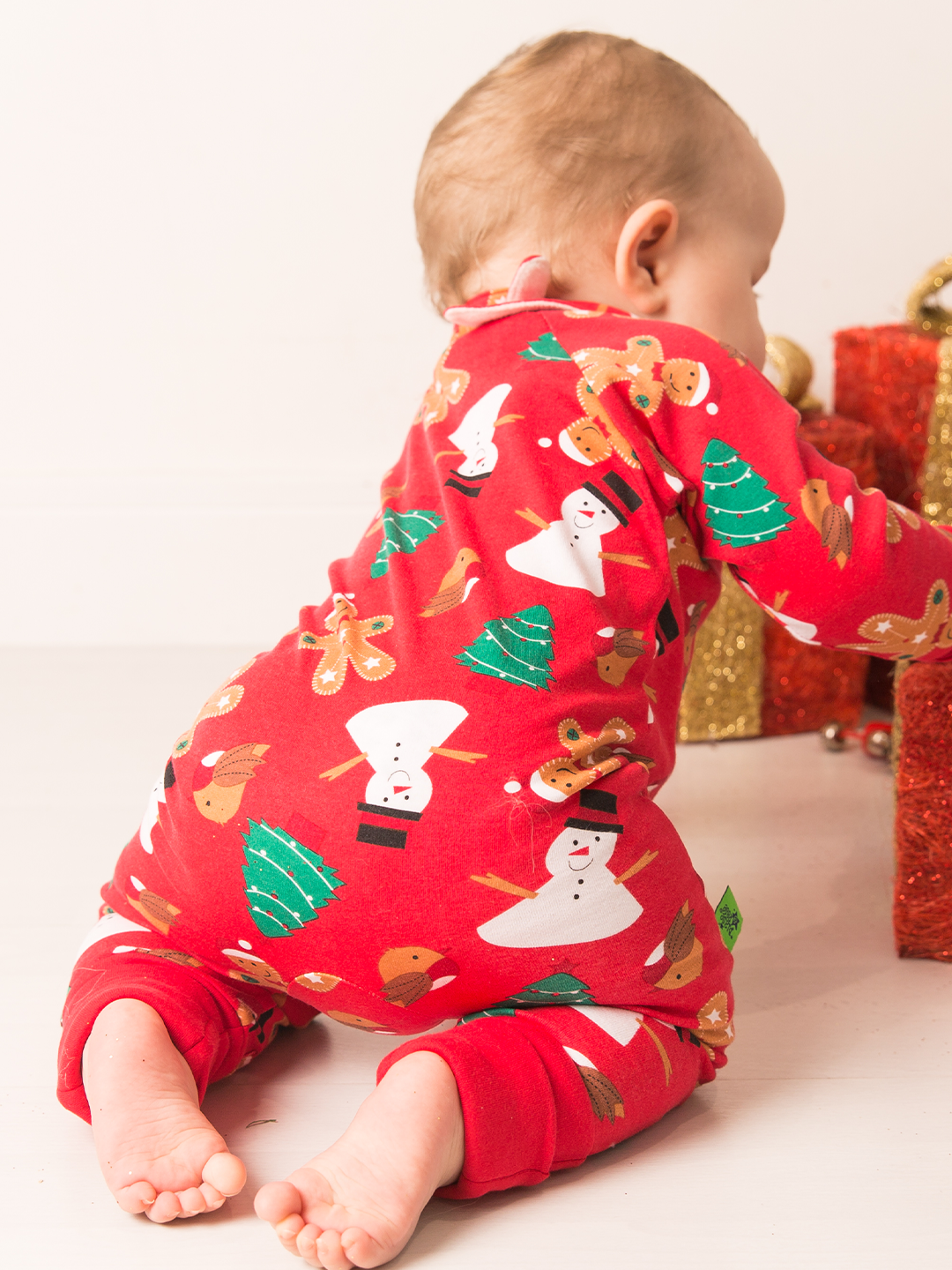 Blade and Rose Limited - Christmas Zip Romper: One Size / Bib