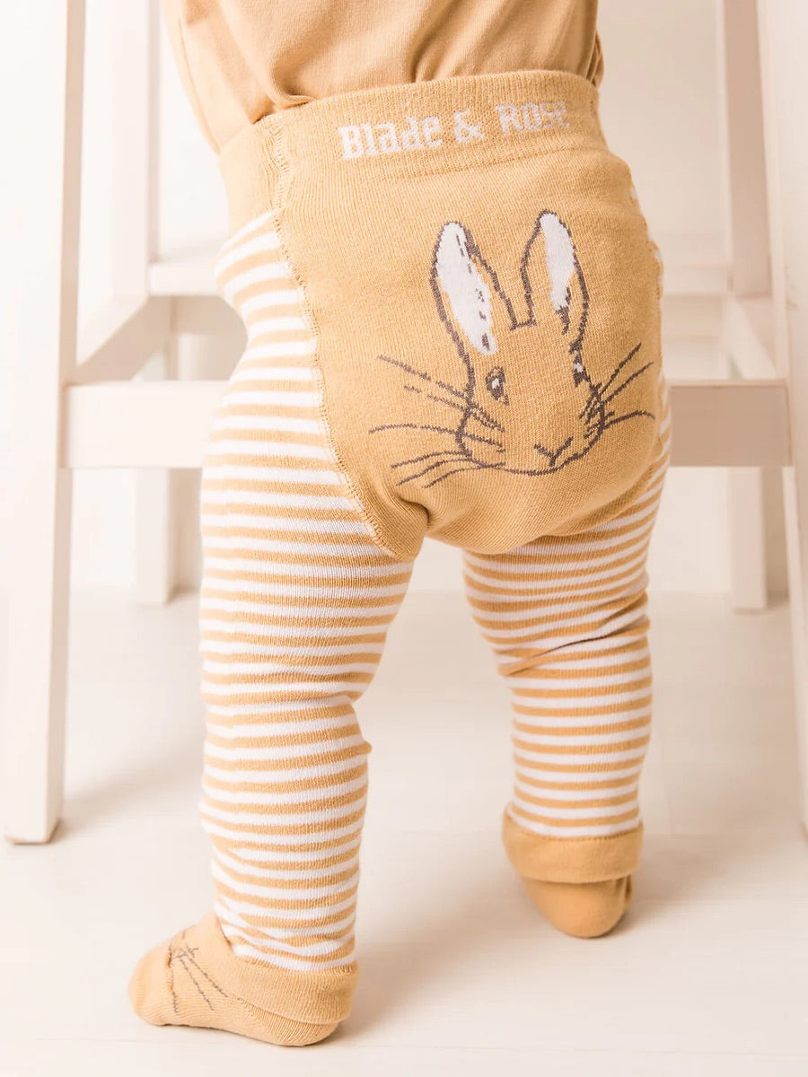 Blade and Rose Peter Rabbit neutral leggings 2-3 years