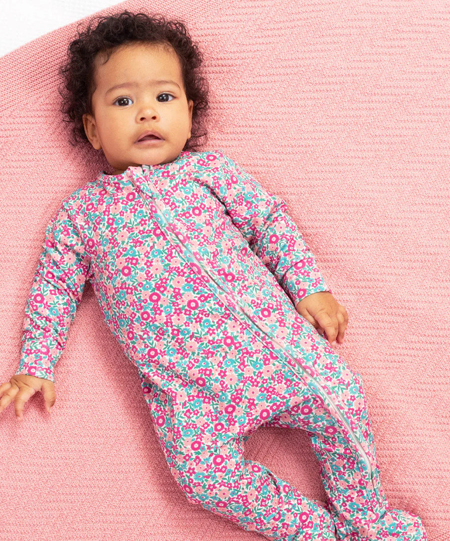 Ditsy Tales Kite Organic sleepsuit 3-6 months