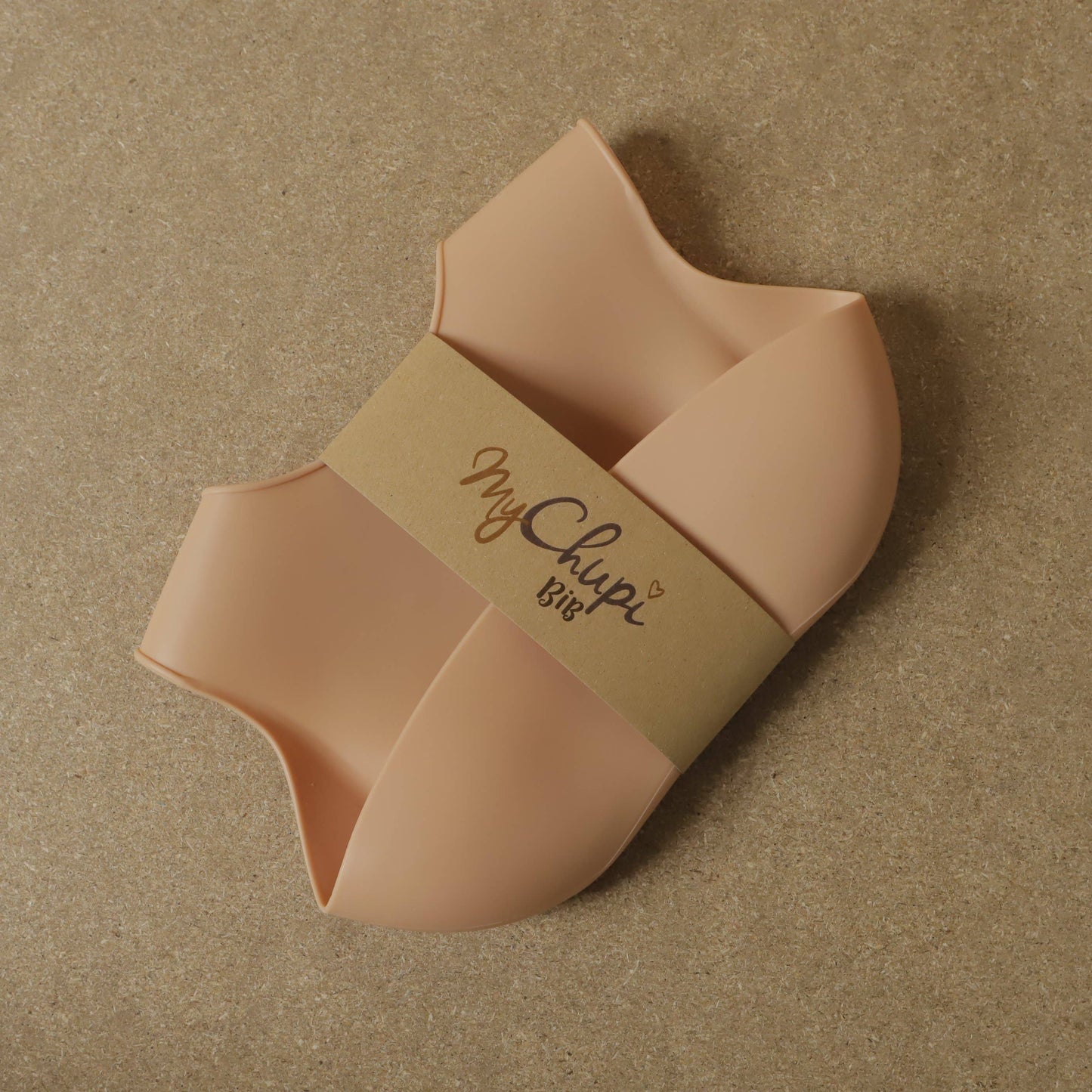 MyChupi Silicone Bibs: Salmon