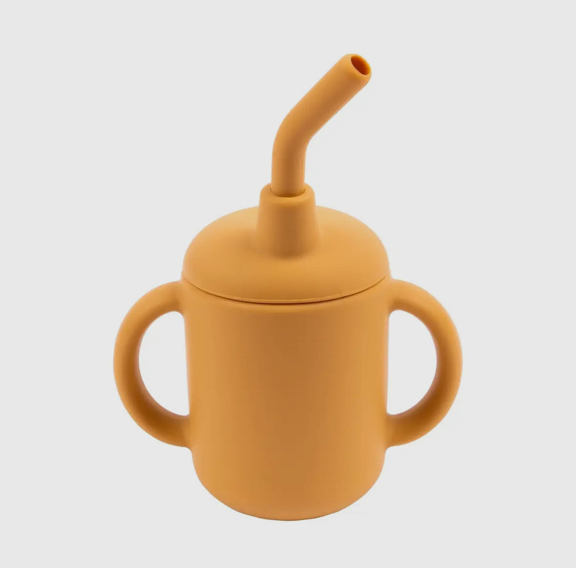 Baby silicone sippy cup - Ochre