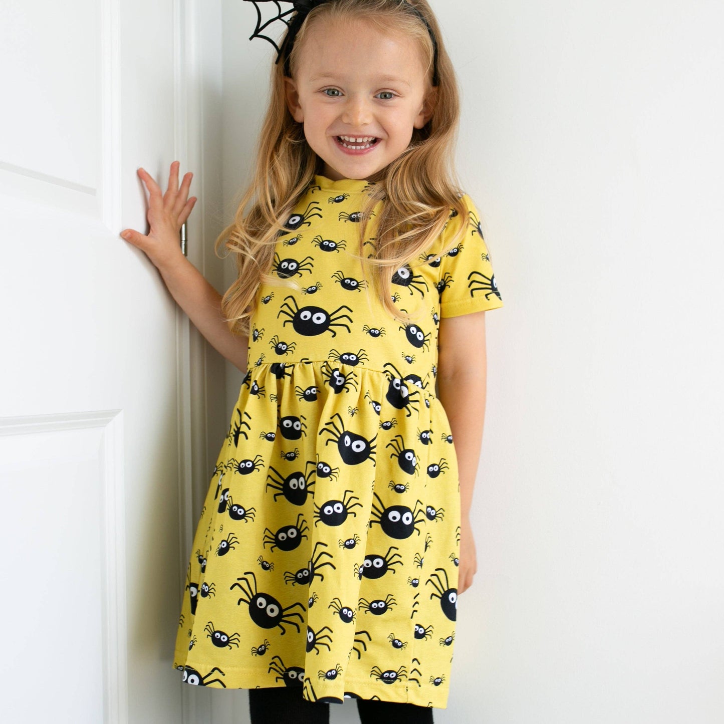 Fred & Noah - Spider print Dress: 2-3 Y