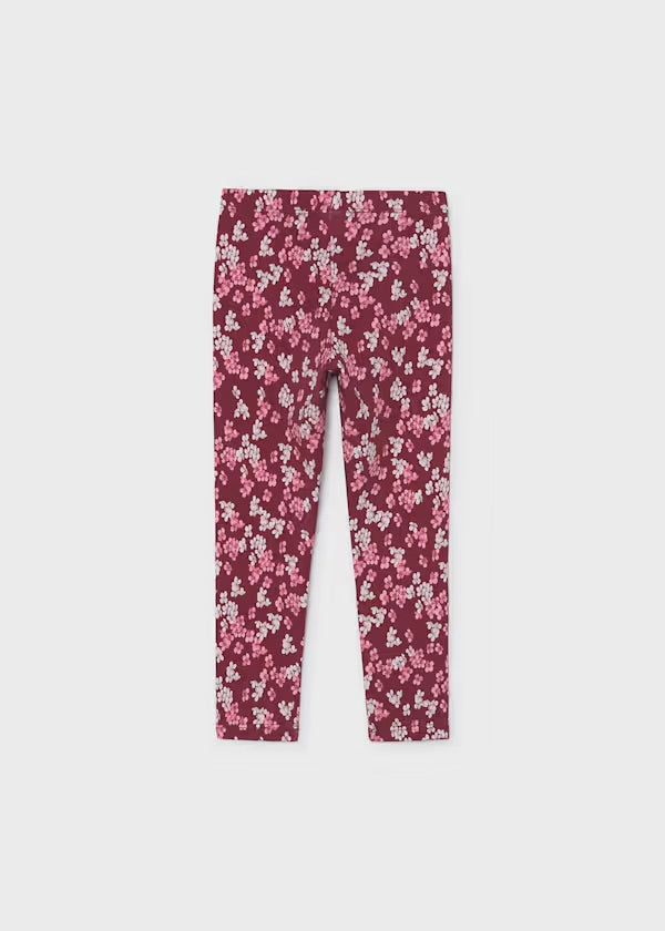 Mayoral Pink floral leggings 4729