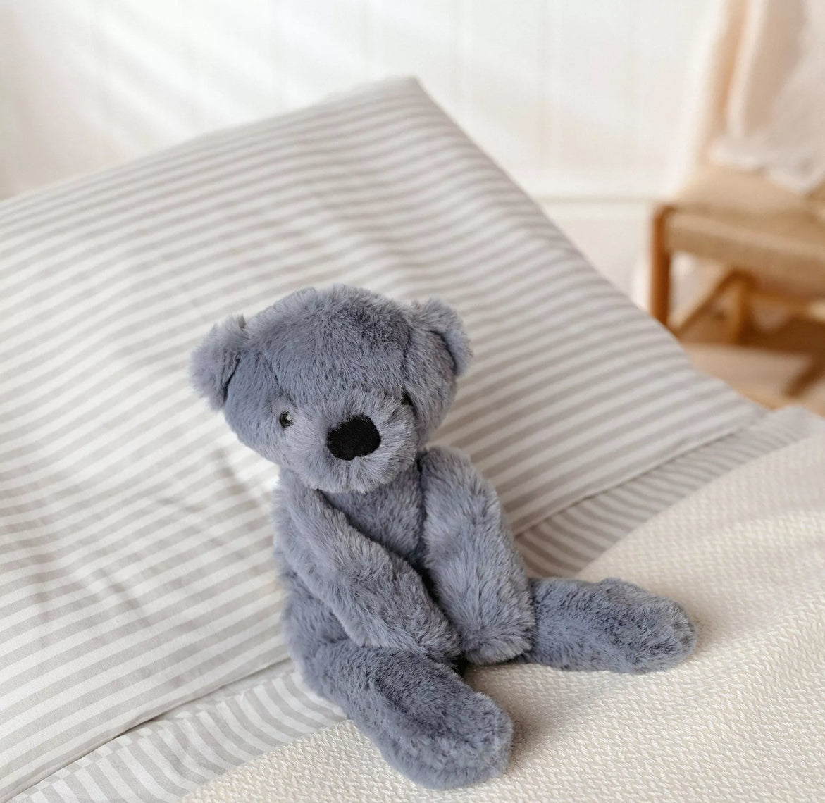 Pip the plush long leg petrol teddy bear 30cm