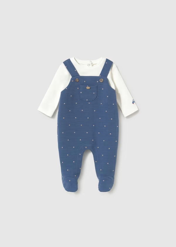 Mayoral Baby Bays Dungarees onesie 2658