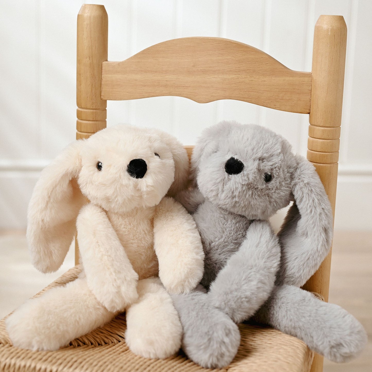 Talia the plush long leg cream bunny 35cm