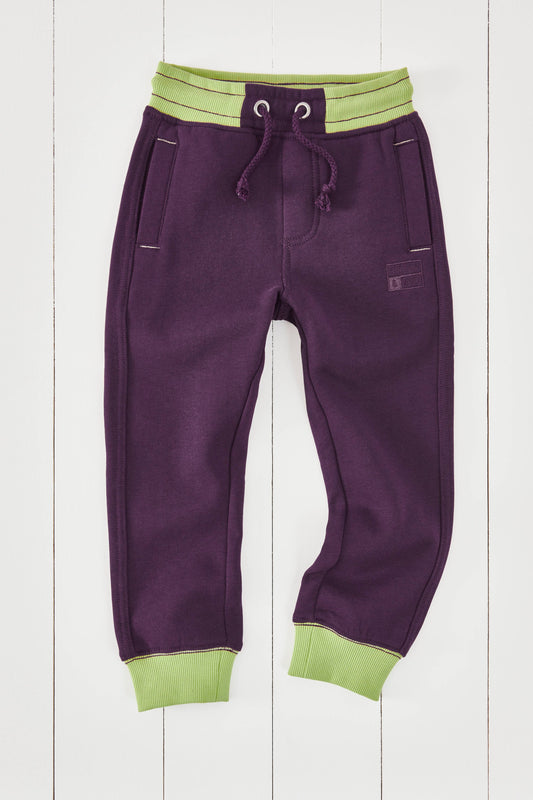 Grass & Air - Amethyst Kids' Purple Joggers: 3-4years