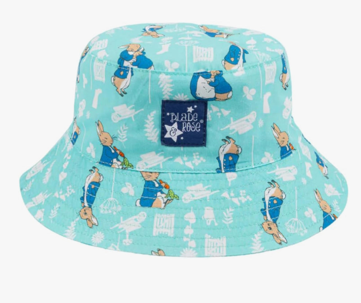Blade and Rose Peter Rabbit in the Garden hat with UPF50+ 1-2 years