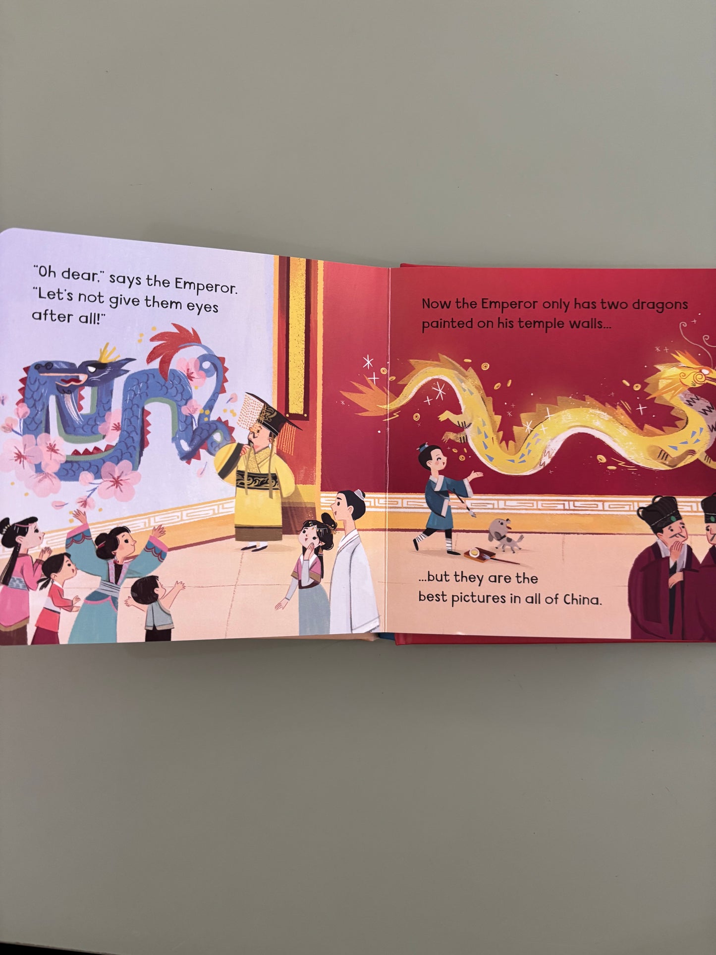 Usbourne little board book - The Dragon Painter