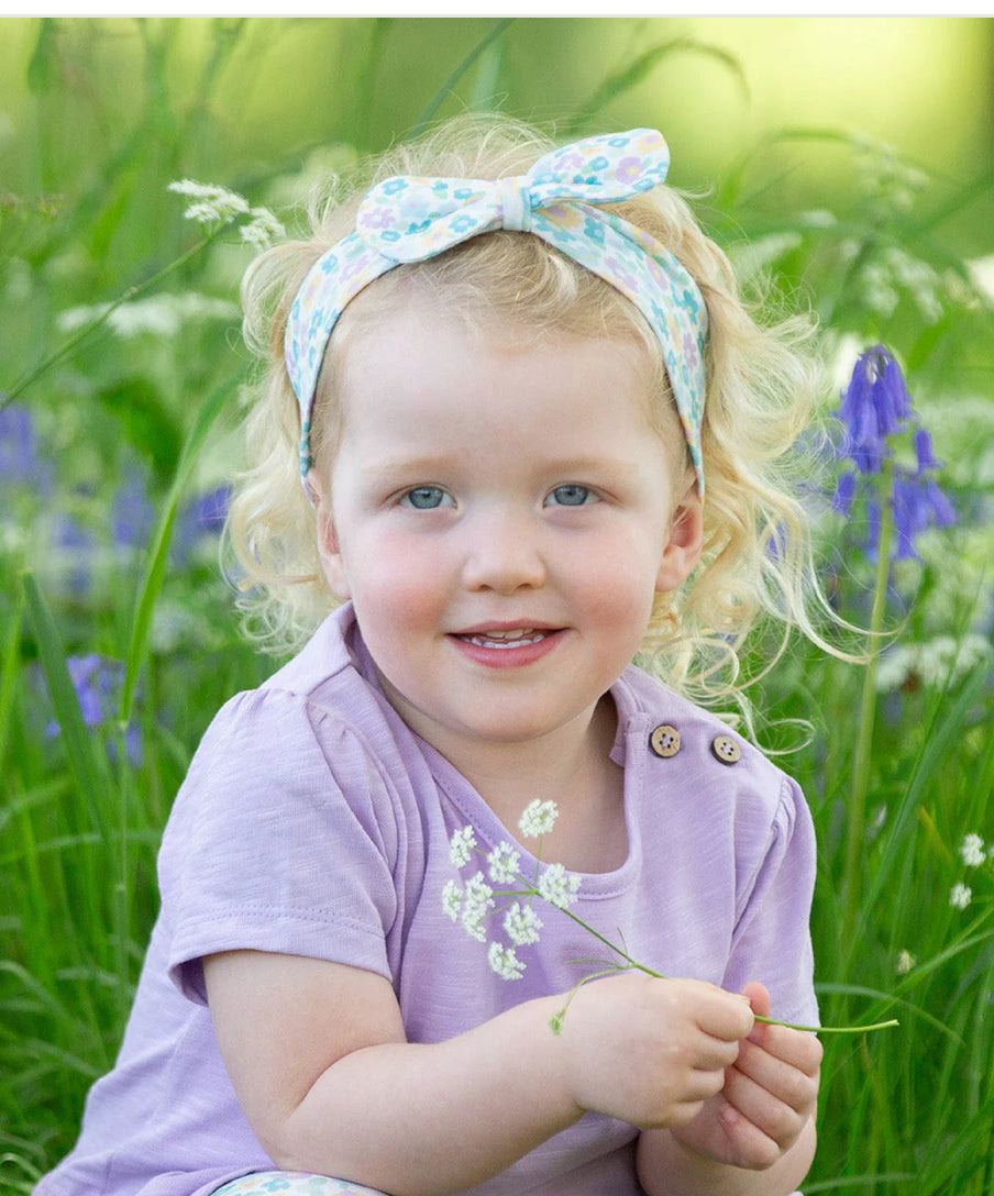 Meadow ditsy bowband 0-4yrs
