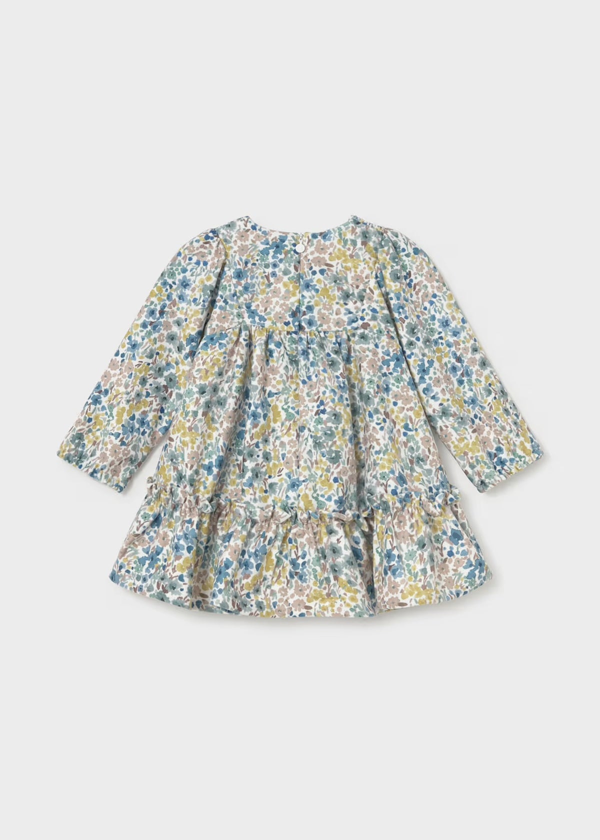 Mayoral Printed Velvet Floral Dress 2946