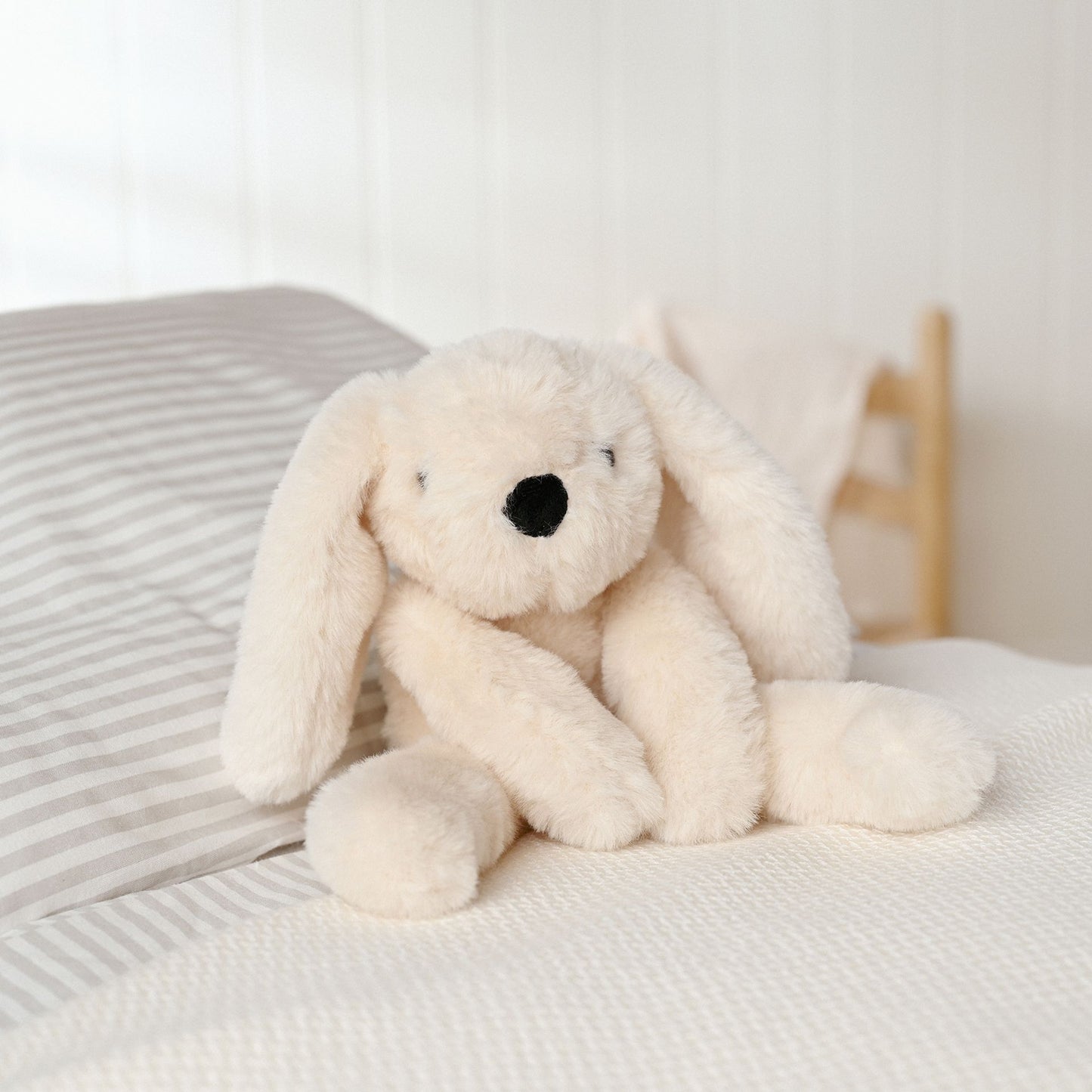 Talia the plush long leg cream bunny 35cm