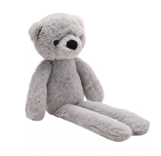 Ste the plush long leg grey teddy bear 30cm