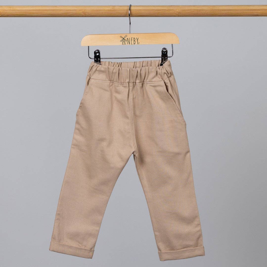 Aneby - Trousers: Oat / 18-24m