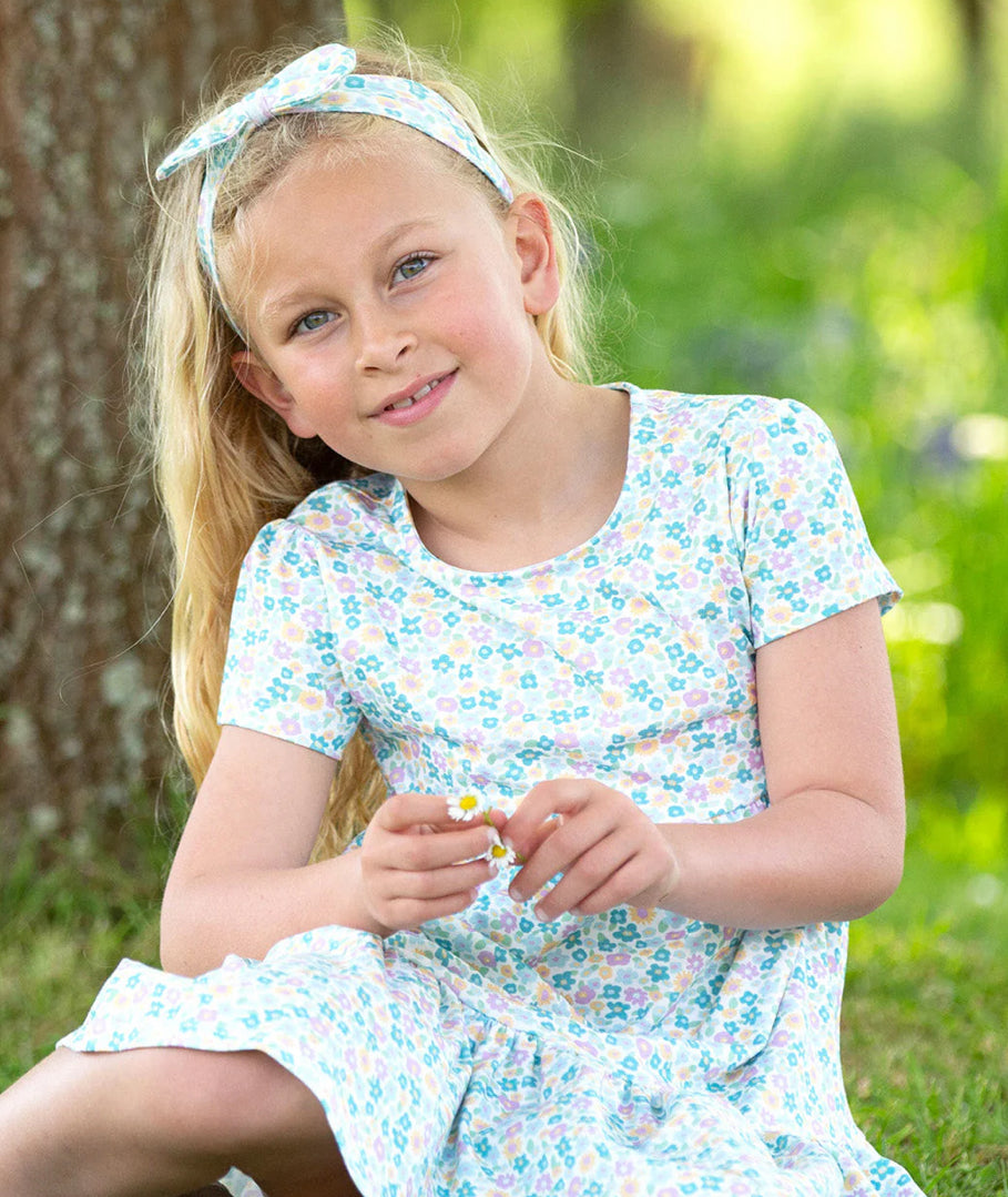 Meadow ditsy bowband 0-4yrs