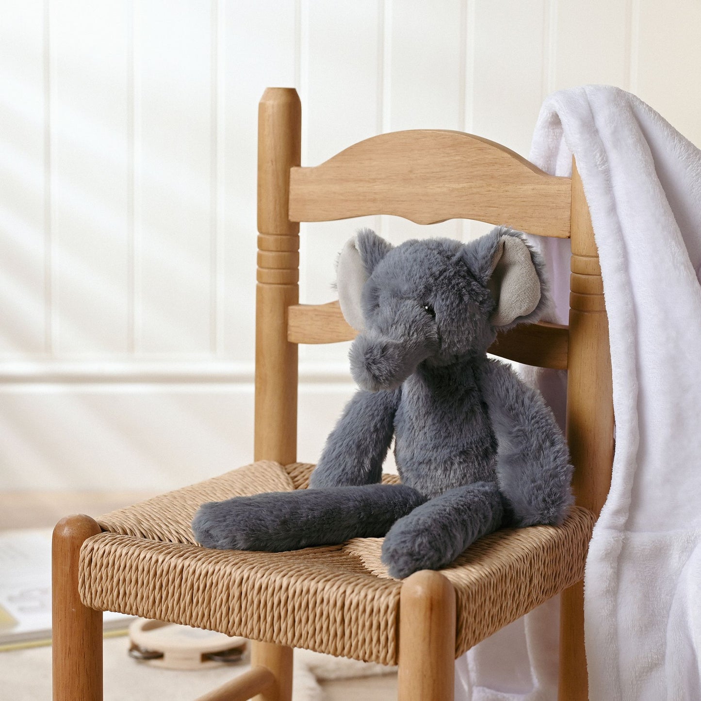 George the plush long leg petrol elephant 35cm