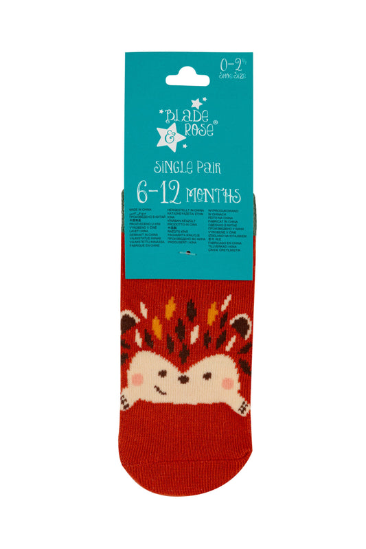 Blade and Rose Limited - Lenny The Hedgehog: 0-6 Months / Socks