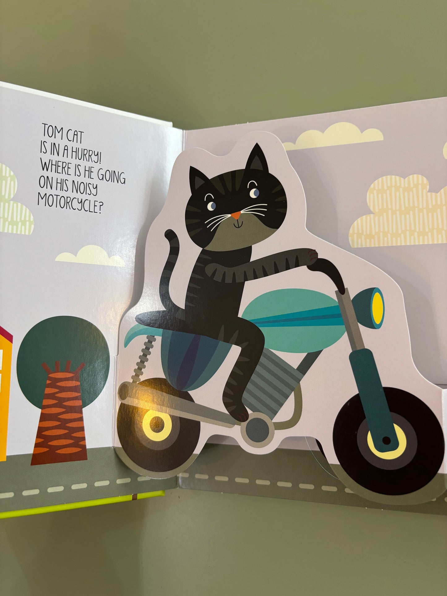 A Pop up book - Vehicles