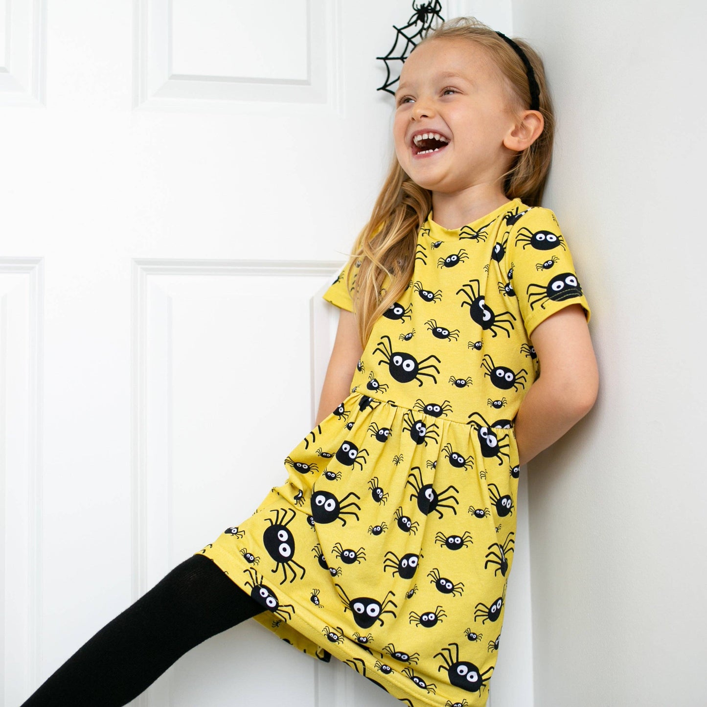 Fred & Noah - Spider print Dress: 4-5 Y