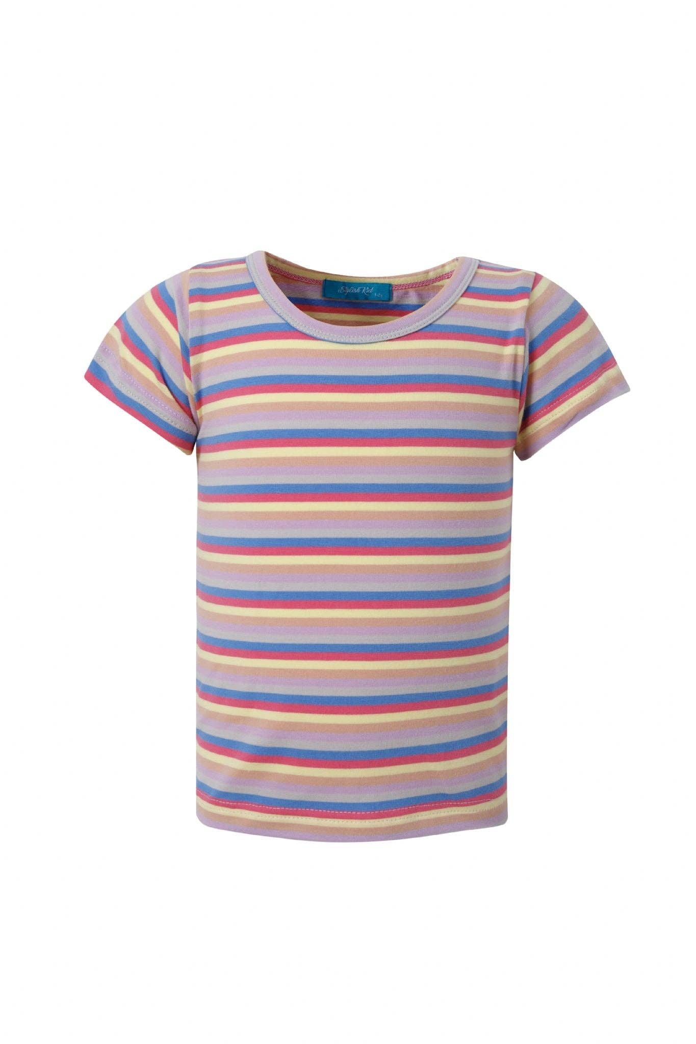 Stylish Collective - Chloe Rainbow Kids Top: 6-12 months