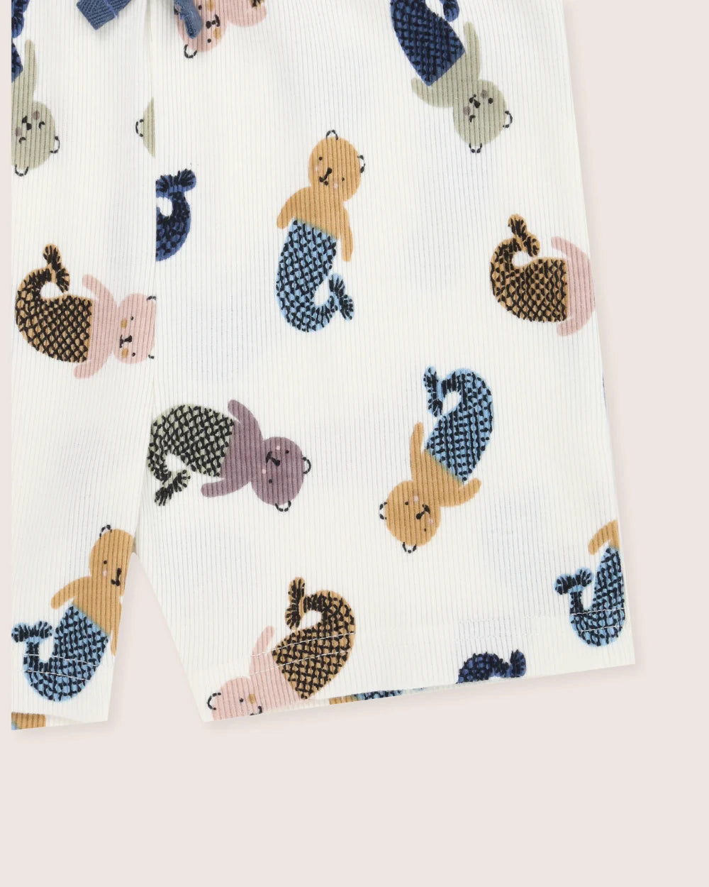 Turtledove Merbear T-shirt and shorts set