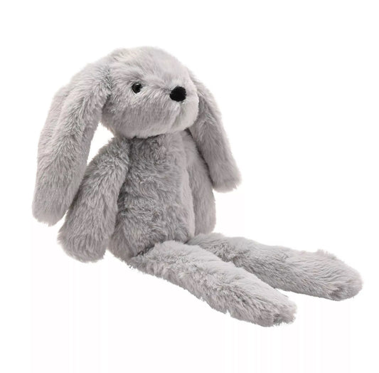 Theo the plush long leg grey bunny 35cm