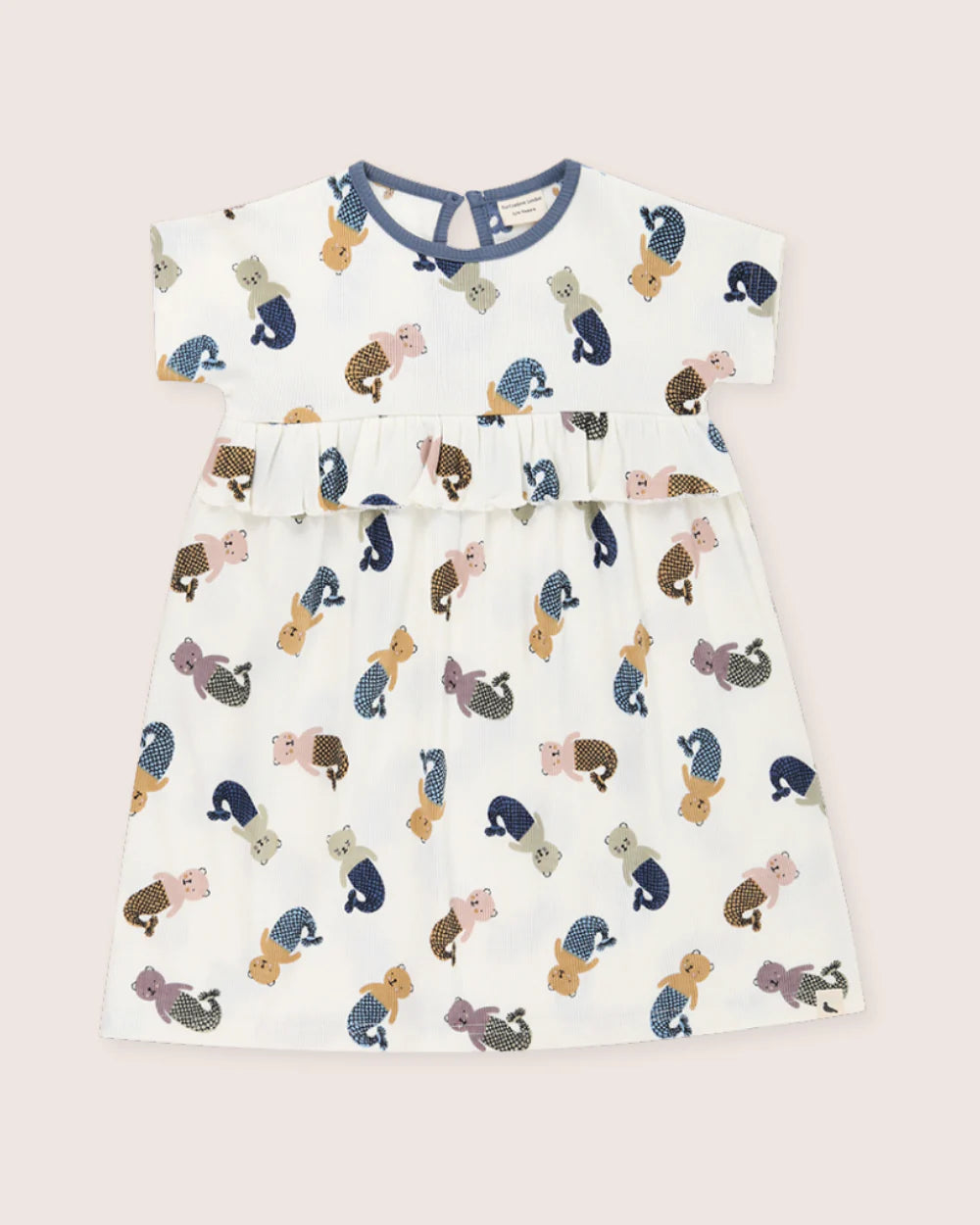 Turtledove White Merbear Dress