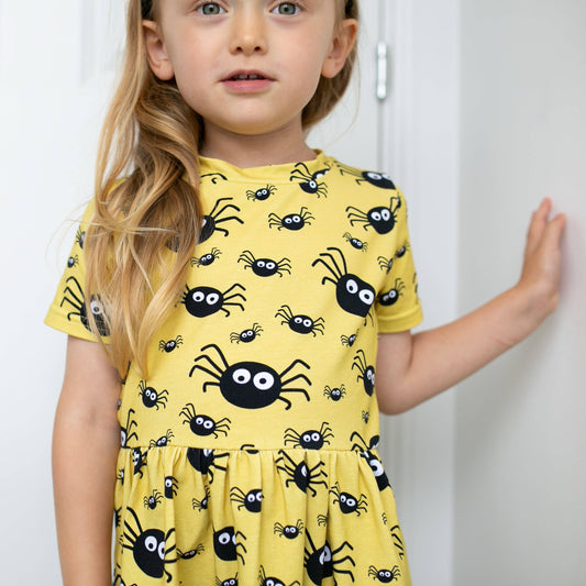 Fred & Noah - Spider print Dress: 3-4 Y