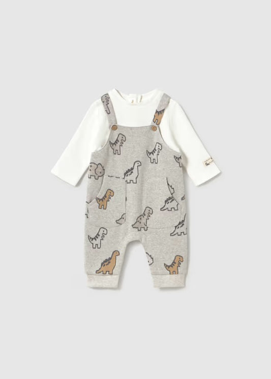 Mayoral Dino Jacquard Romper 2661