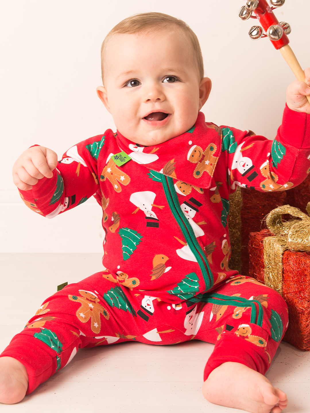Blade and Rose Limited - Christmas Zip Romper: One Size / Bib