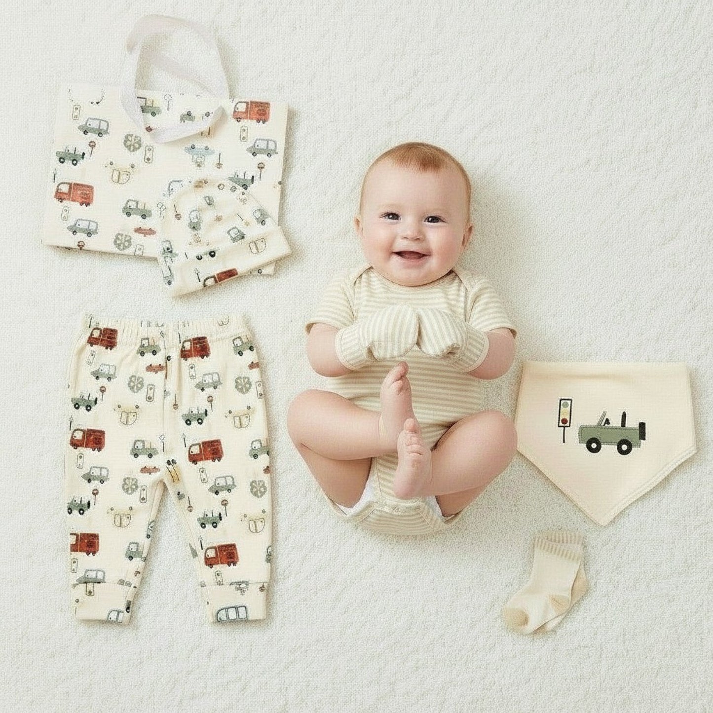 8 piece transport layette set