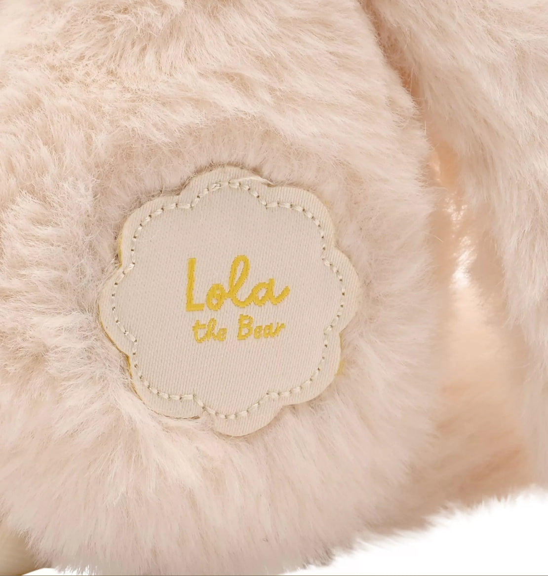 Lola the plush long leg cream teddy bear 30cm