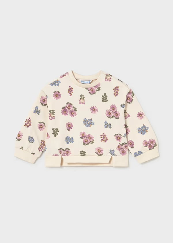 Mayoral Floral Sweatshirt 2433
