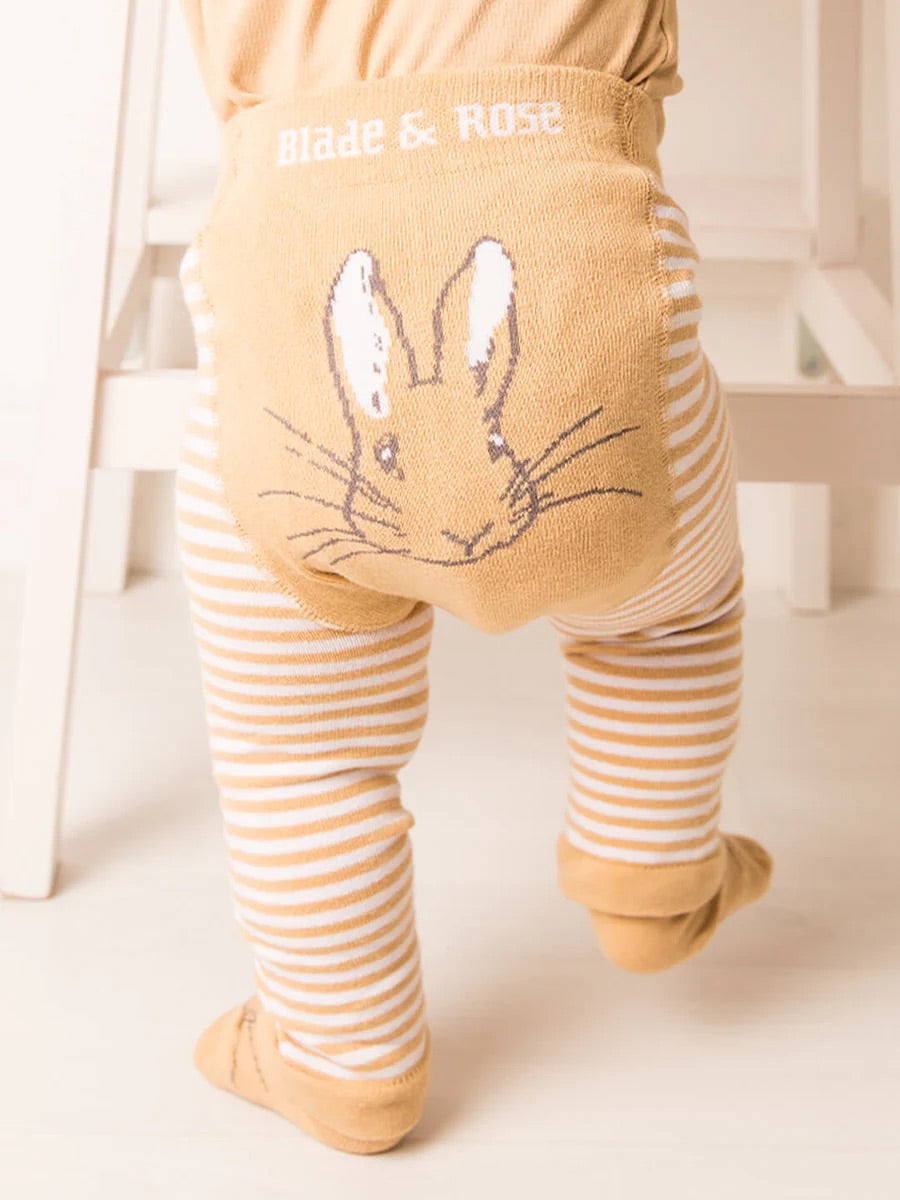 Blade and Rose Peter Rabbit neutral leggings 2-3 years