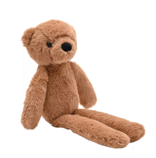 Hampton the plush long leg dark brown teddy bear 30cm
