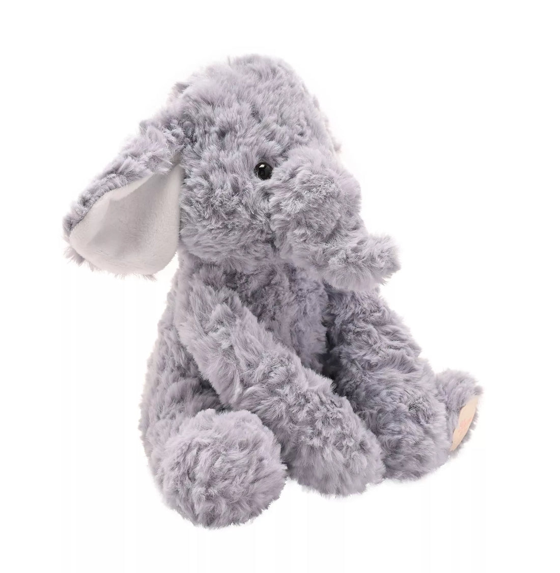 Ethel the plush sitting grey elephant 22cm