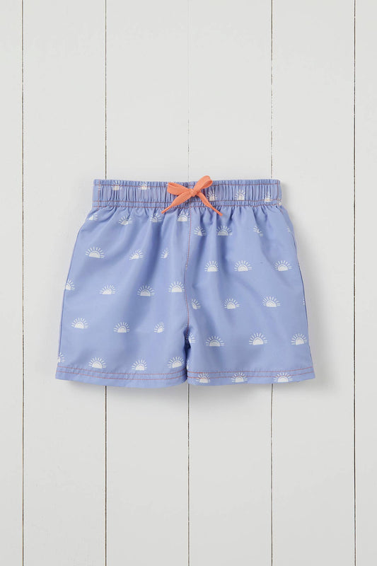 Grass & Air - Lavender Swim Shorts: Lavender 1-2yrs