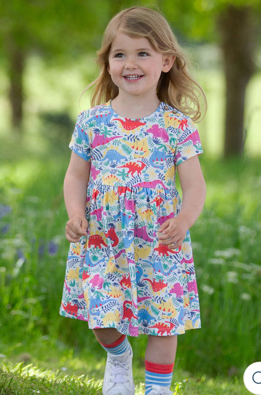 Dino dress age 18-24 months
