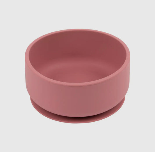Baby silicone bowl - Dusty Rose
