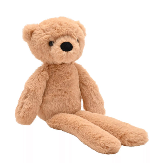 Hudson the plush long leg light brown teddy bear 30cm
