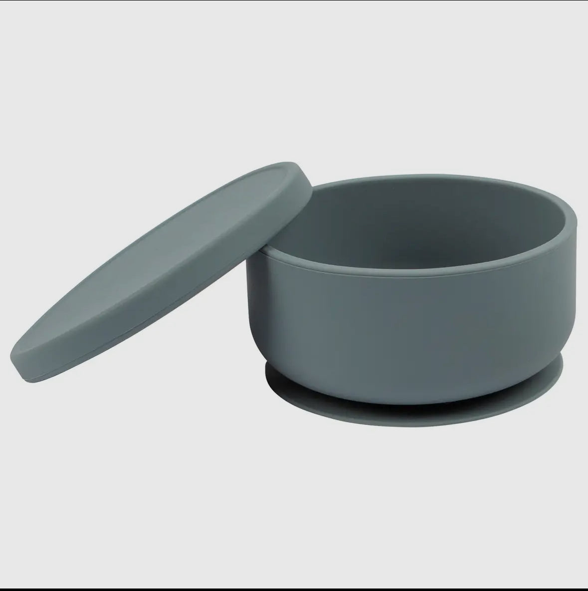 Baby silicone suction bowl with lid - Tradewinds