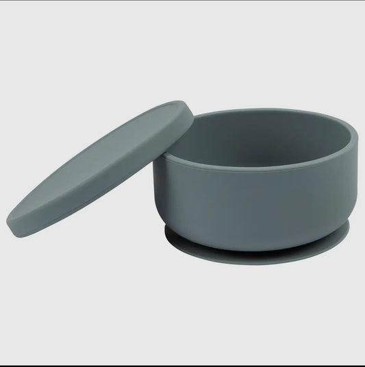 Baby silicone suction bowl with lid - Tradewinds