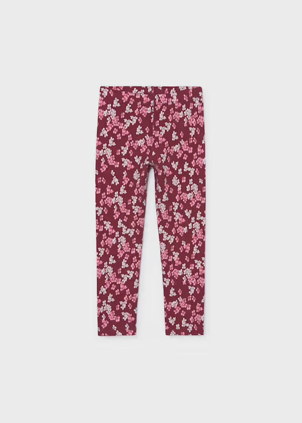 Mayoral Pink floral leggings 4729