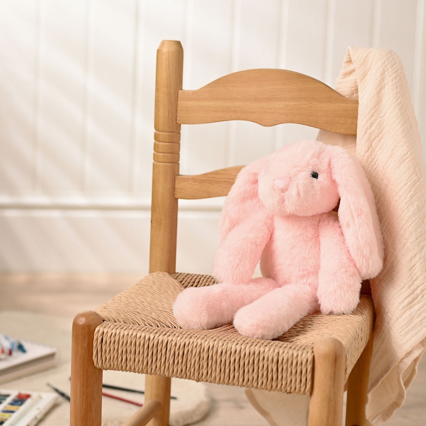 Katie the plush long leg pink bunny 35cm