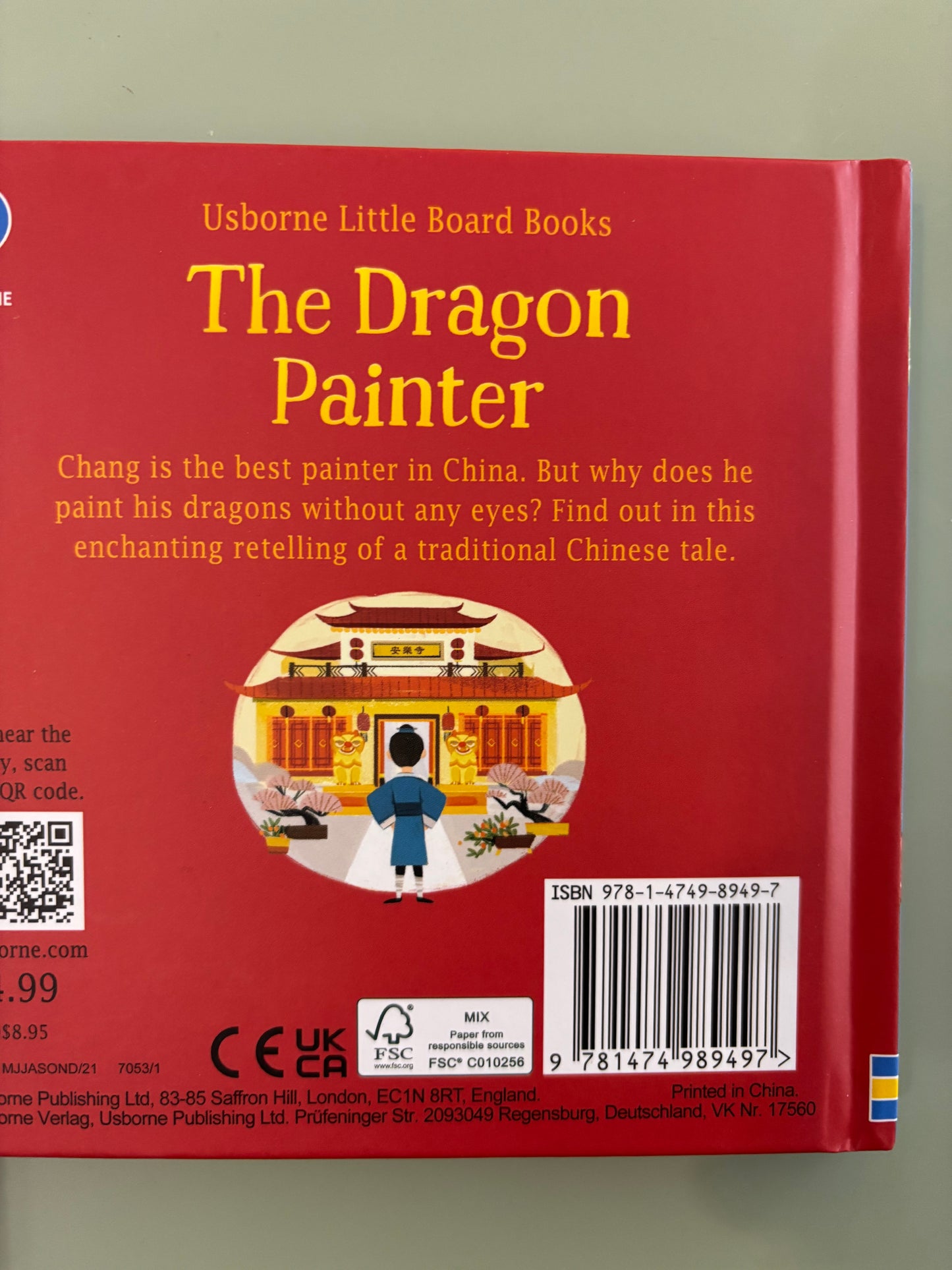 Usbourne little board book - The Dragon Painter