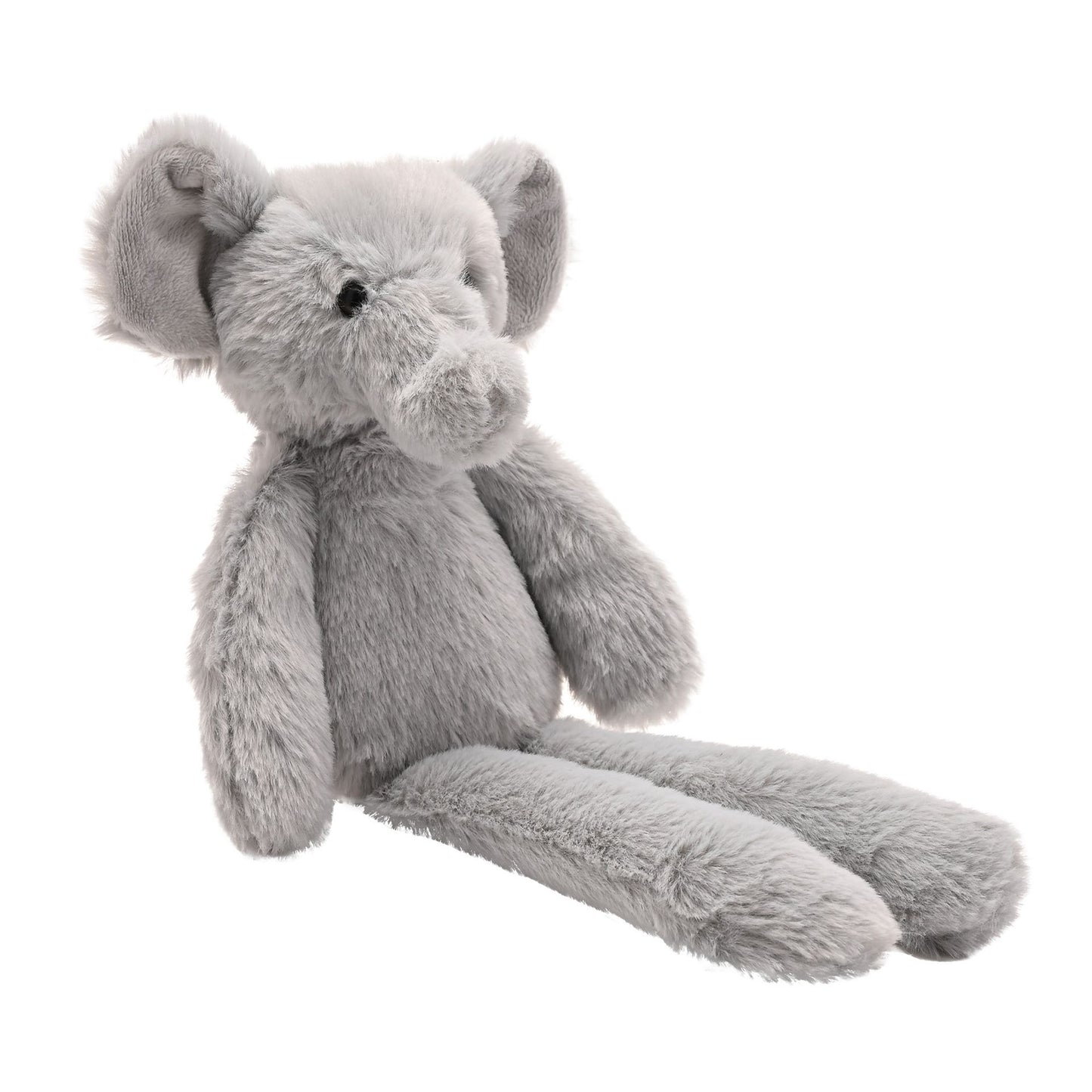 Nelly the plush long leg grey elephant 35cm