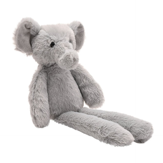Nelly the plush long leg grey elephant 35cm