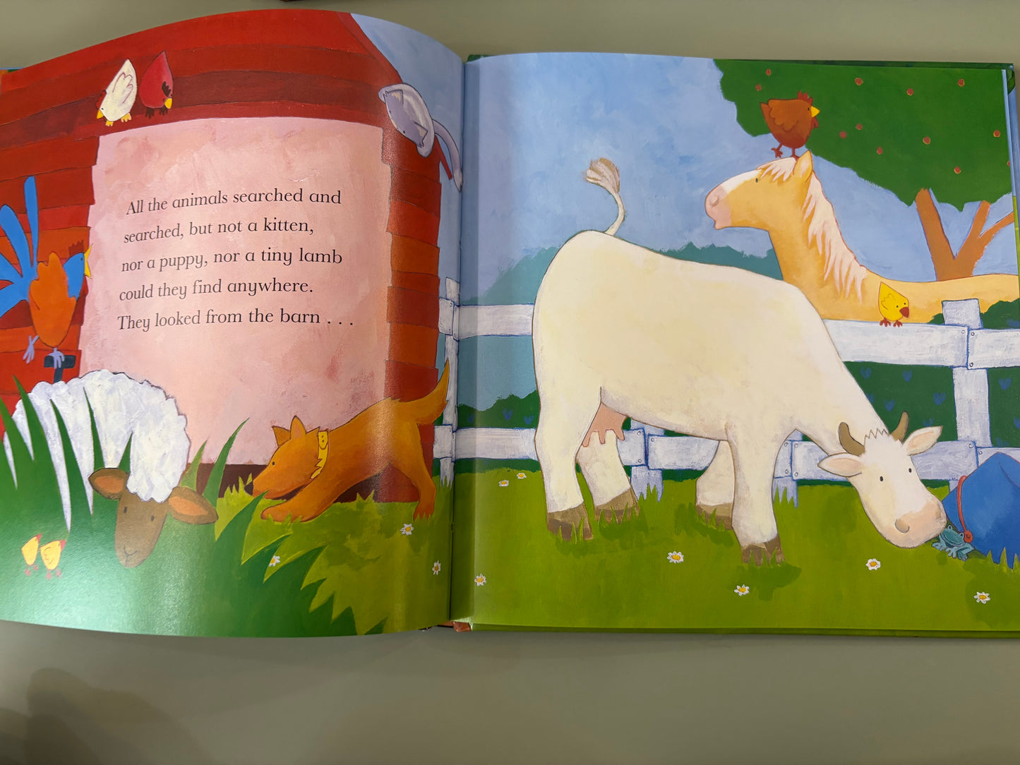 Baa! Moo! What will we do?