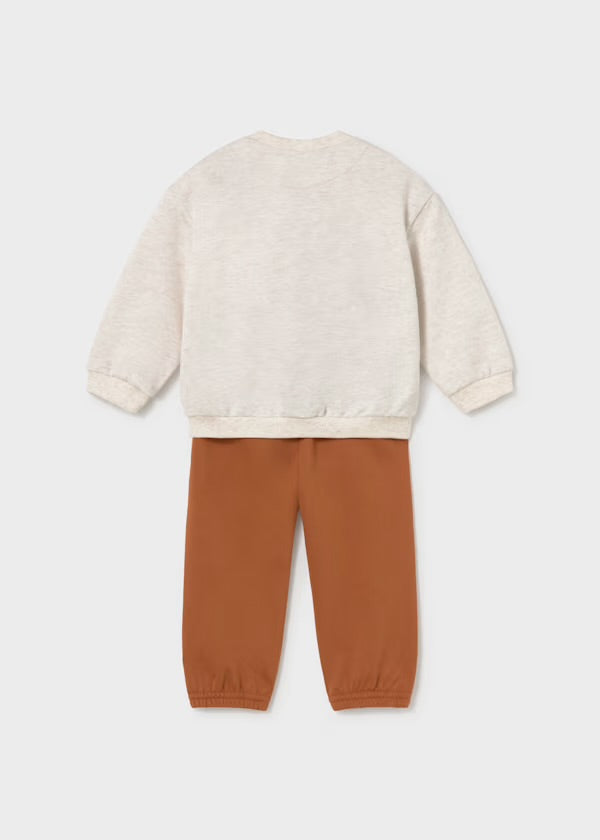 Mayoral 2 piece fox sweatshirt and joggers set 2833